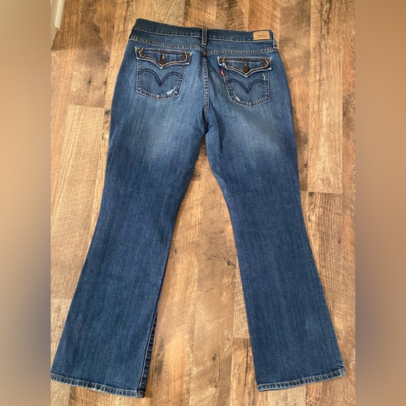 Levis 515 Bootcut Jeans Womens 12 Short Cotton Denim - Picture 2 of 7